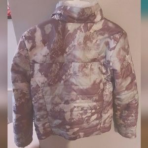 Girls size 10/12 Reversble puffer coat